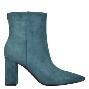 Nine West Cacey 9x9 Heeled Booties Suede